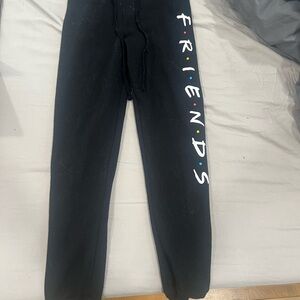 FRIENDS Black Sweatpants/Joggers